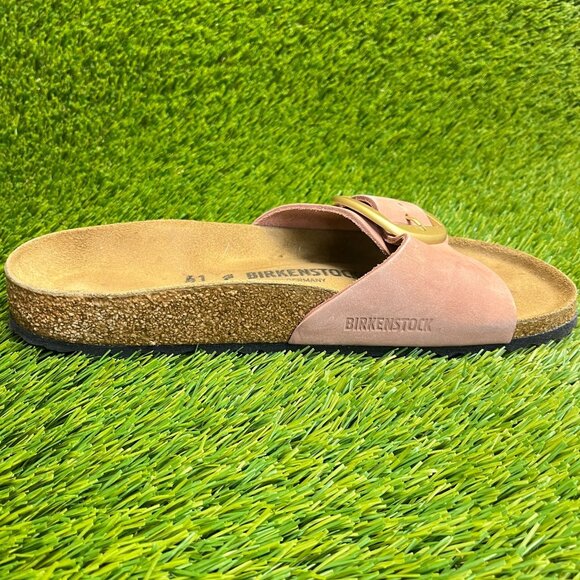 Birkenstock Madrid Big Buckle Mens Size 8 Womens 10 Pink Brown Beach Sandals main image 4